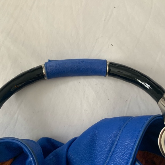 suede blue bag - Picture 3 of 8